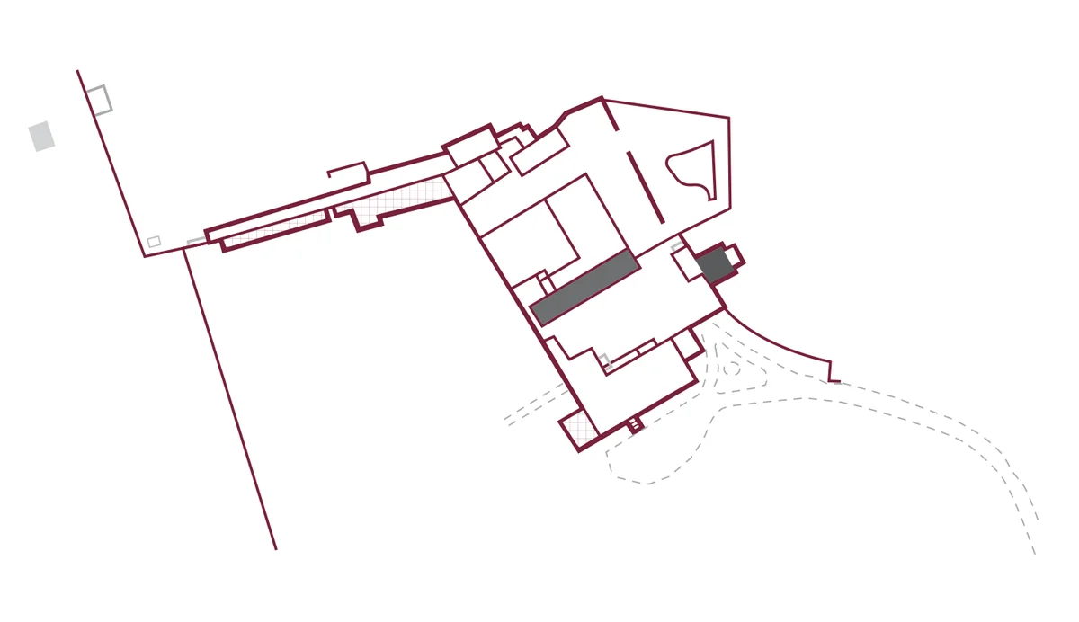 Plan of Horsforth Hall Park in 1900