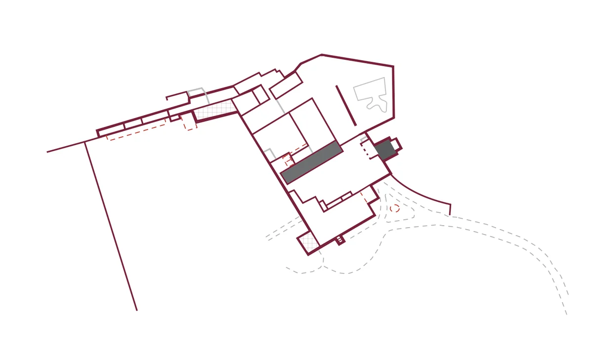 Plan of Horsforth Hall Park in 1920