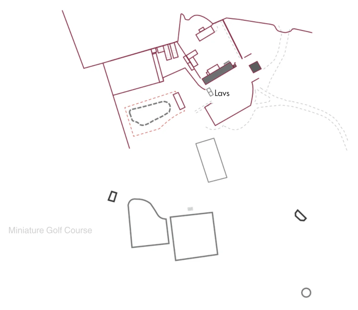 Plan of Horsforth Hall Park in 1960